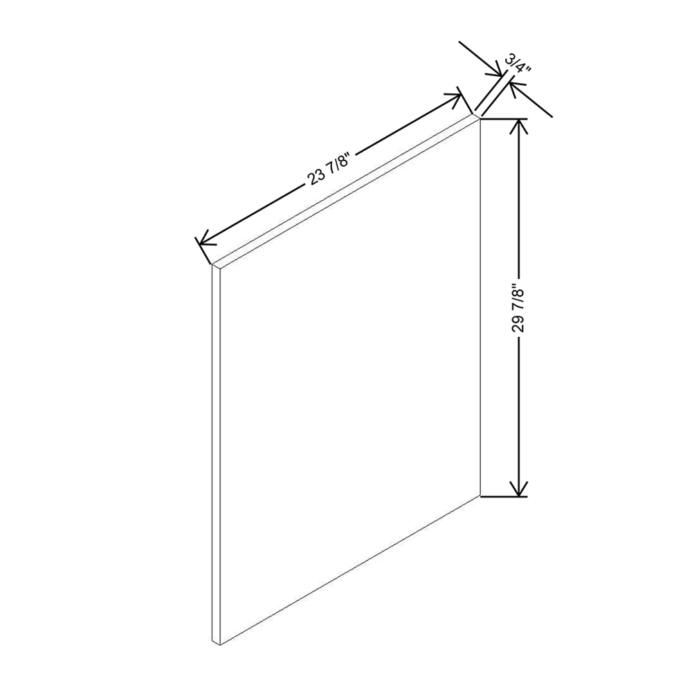 CNC Concord Park Ave Ocean 24" W X 30" H Decorative End