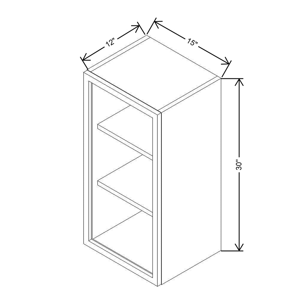 CNC Classic Milano Sunset 36" W X 18" H Aluminum Frame Glass Door - Horizontal