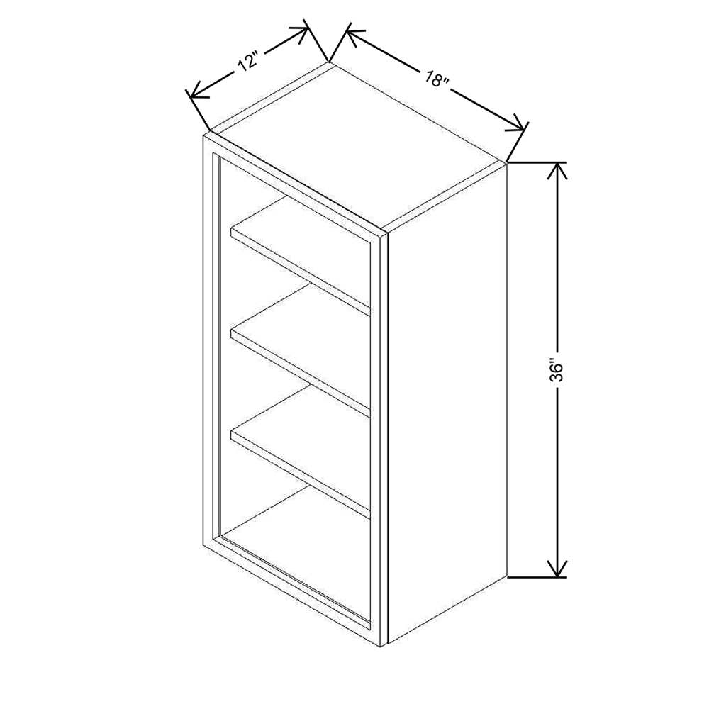 CNC Classic Milano Sunset 39" W X 18" H X 24" D Double Door Wall Cabinet