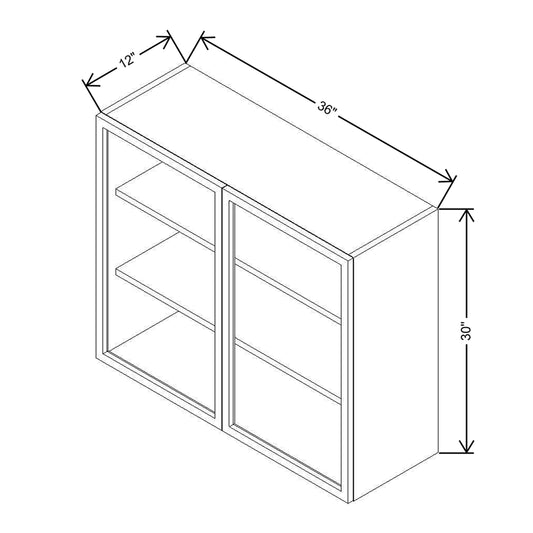 CNC Classic Milano Sunset 39" W X 15" H X 24" D Double Door Wall Cabinet