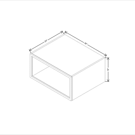 CNC Classic Milano Sunset 42" W X 24" H Double Door Wall Cabinet