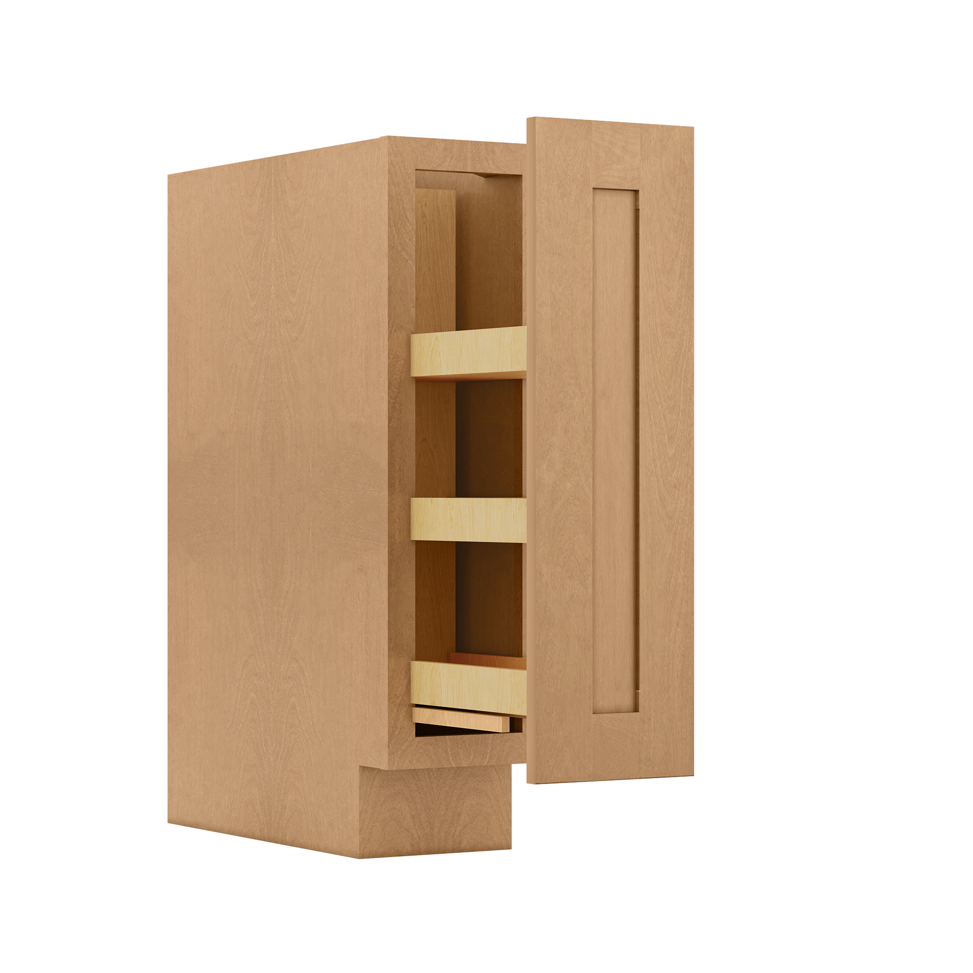 Base Kitchen Cabinet B09 Shaker Toffee 9 in. width 34.5 in. height 24 in. depth