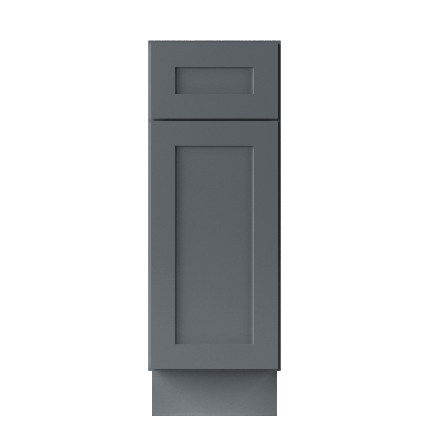 Base Kitchen Cabinet B12 Colonial Gray LessCare 12 in. width 34.5 in. height 24 in. depth