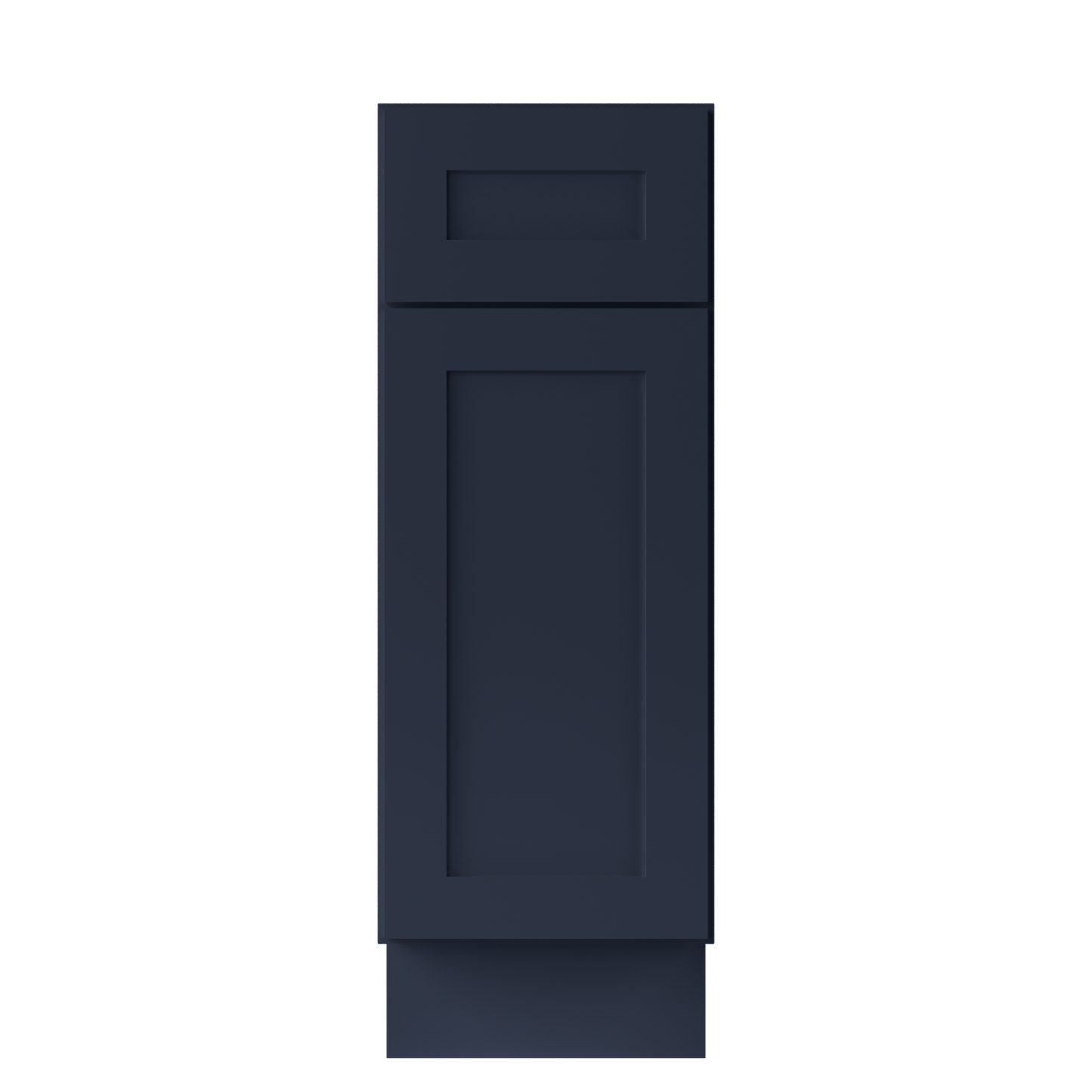 Base Kitchen Cabinet B12 Danbury Blue LessCare 12 in. width 34.5 in. height 24 in. depth