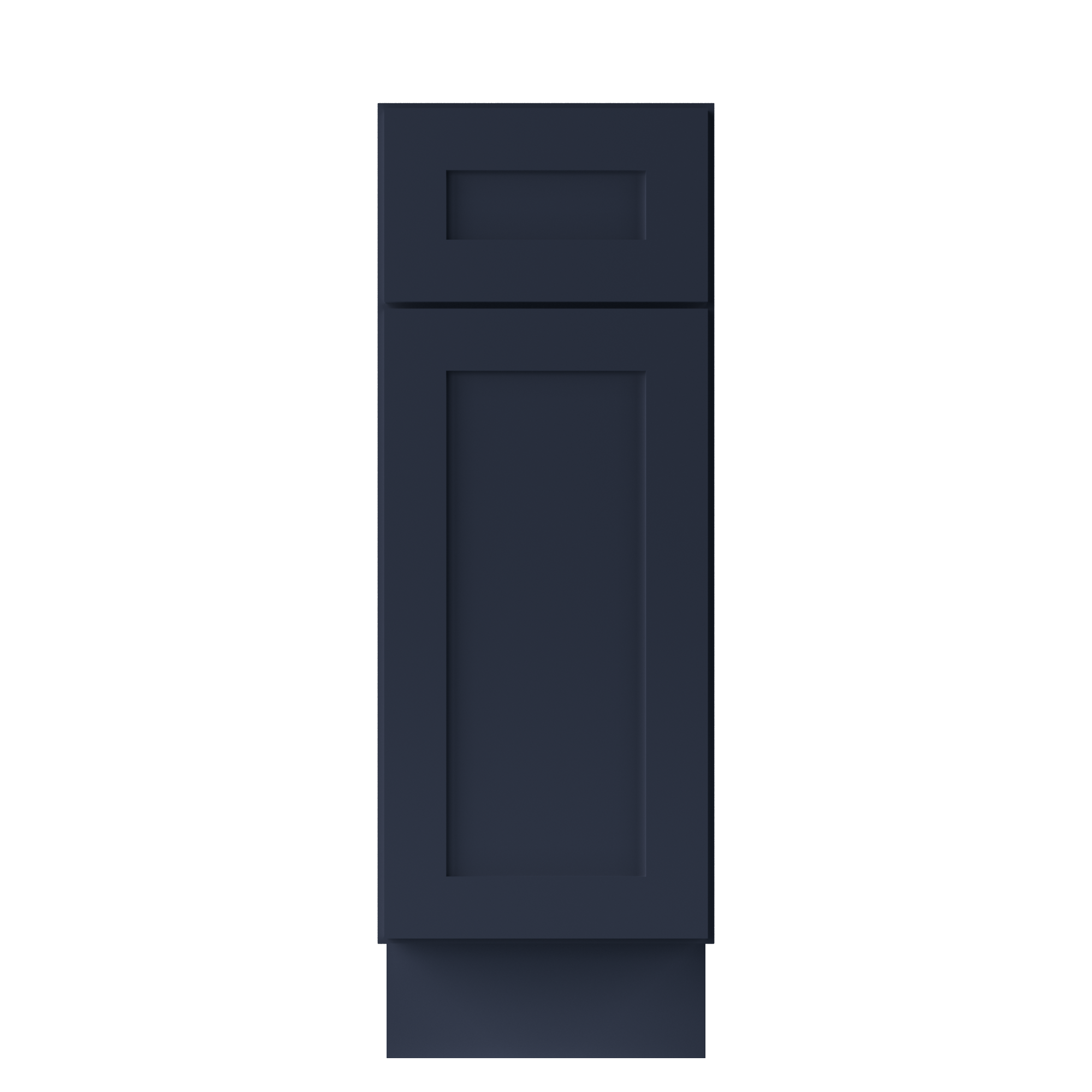 Base Kitchen Cabinet B12 Danbury Blue LessCare 12 in. width 34.5 in. height 24 in. depth