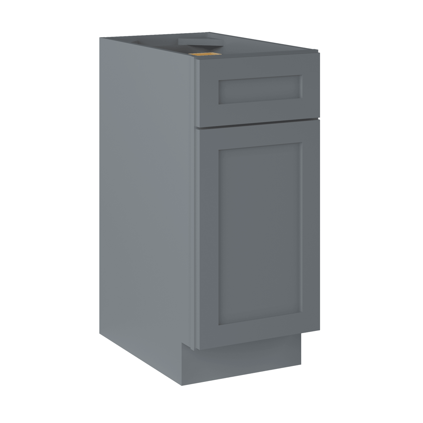 Base Kitchen Cabinet B15 Colonial Gray LessCare 15 in. width 34.5 in. height 24 in. depth