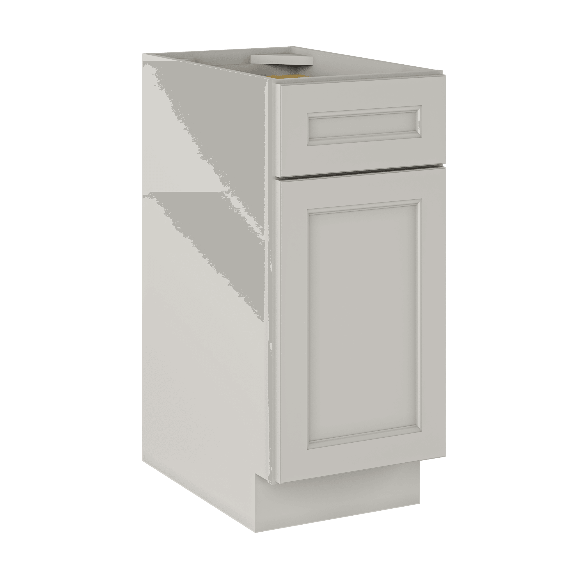 Base Kitchen Cabinet B15 Milan Pearl 15 in. width 34.5 in. height 24 in. depth