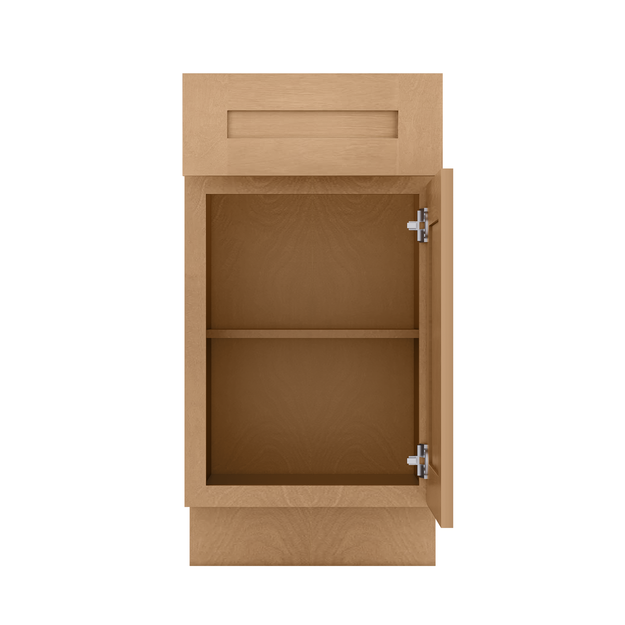 Base Kitchen Cabinet B18 Shaker Toffee 18 in. width 34.5 in. height 24 in. depth