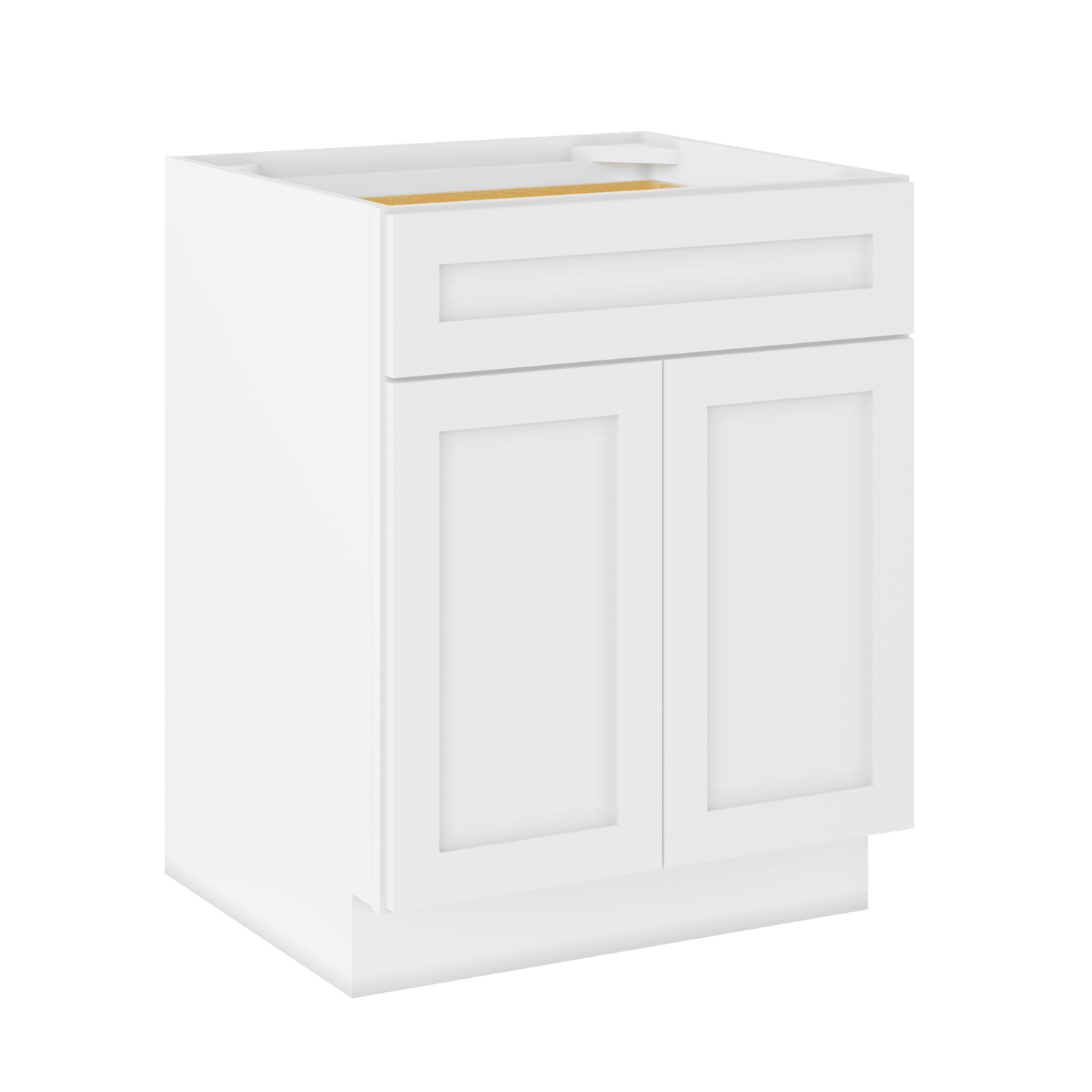 Base Kitchen Cabinet B27 Alpina White LessCare 27 in. width 34.5 in. height 24 in. depth