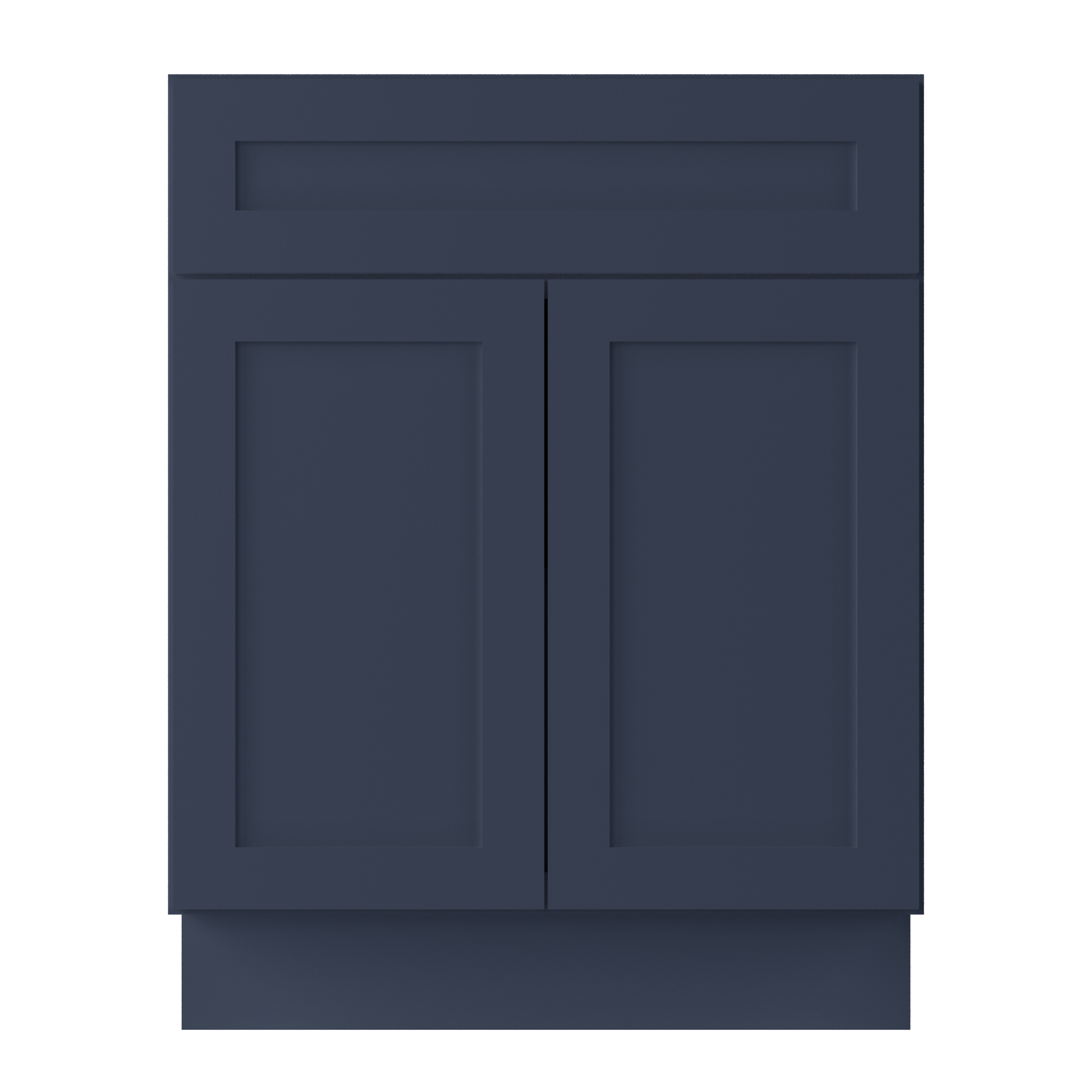 Base Kitchen Cabinet B27 Danbury Blue LessCare 27 in. width 34.5 in. height 24 in. depth