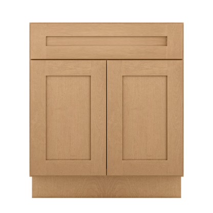 Base Kitchen Cabinet B30 Shaker Toffee  30 in. width 34.5 in. height 24 in. depth