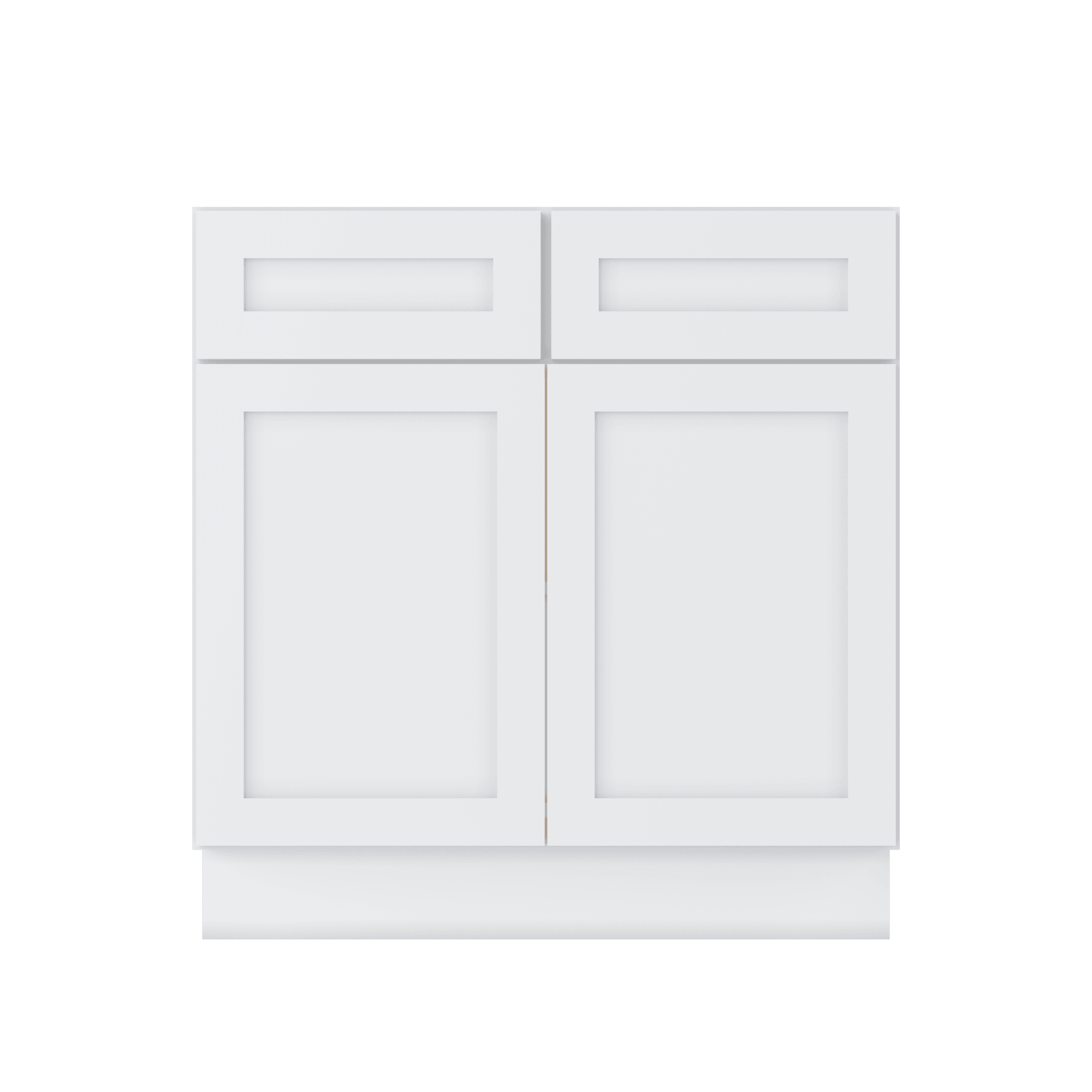 Base Kitchen Cabinet B33 Alpina White LessCare 33 in. width 34.5 in. height 24 in. depth