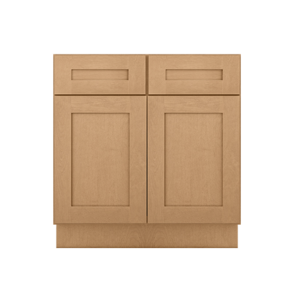 Base Kitchen Cabinet B33 Shaker Toffee 33 in. width 34.5 in. height 24 in. depth