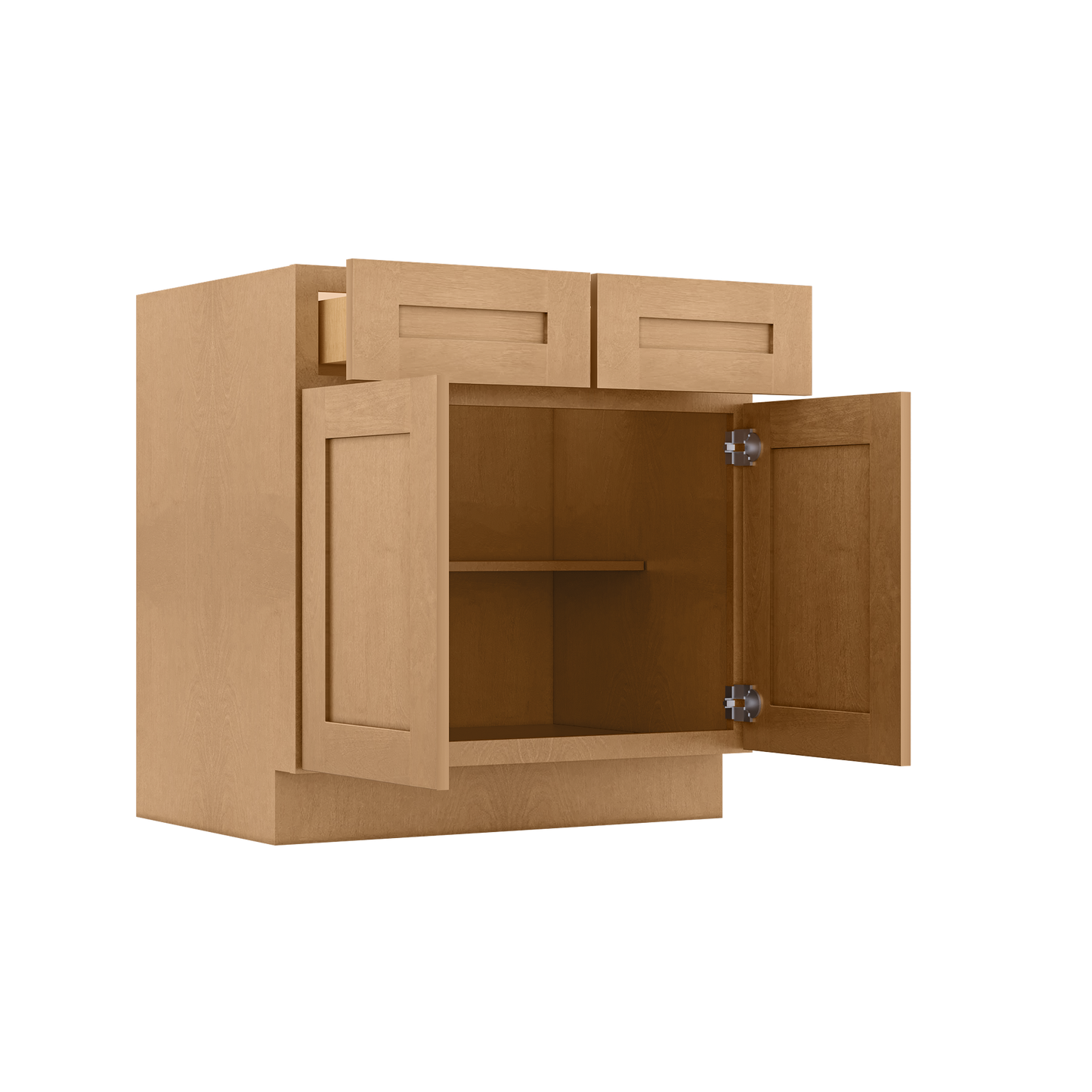 Base Kitchen Cabinet B33 Shaker Toffee 33 in. width 34.5 in. height 24 in. depth