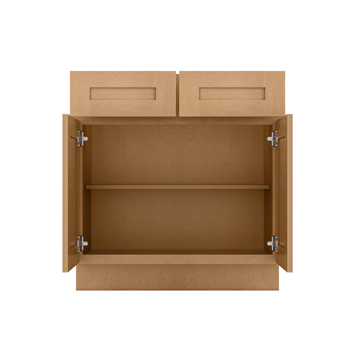 Base Kitchen Cabinet B33 Shaker Toffee 33 in. width 34.5 in. height 24 in. depth