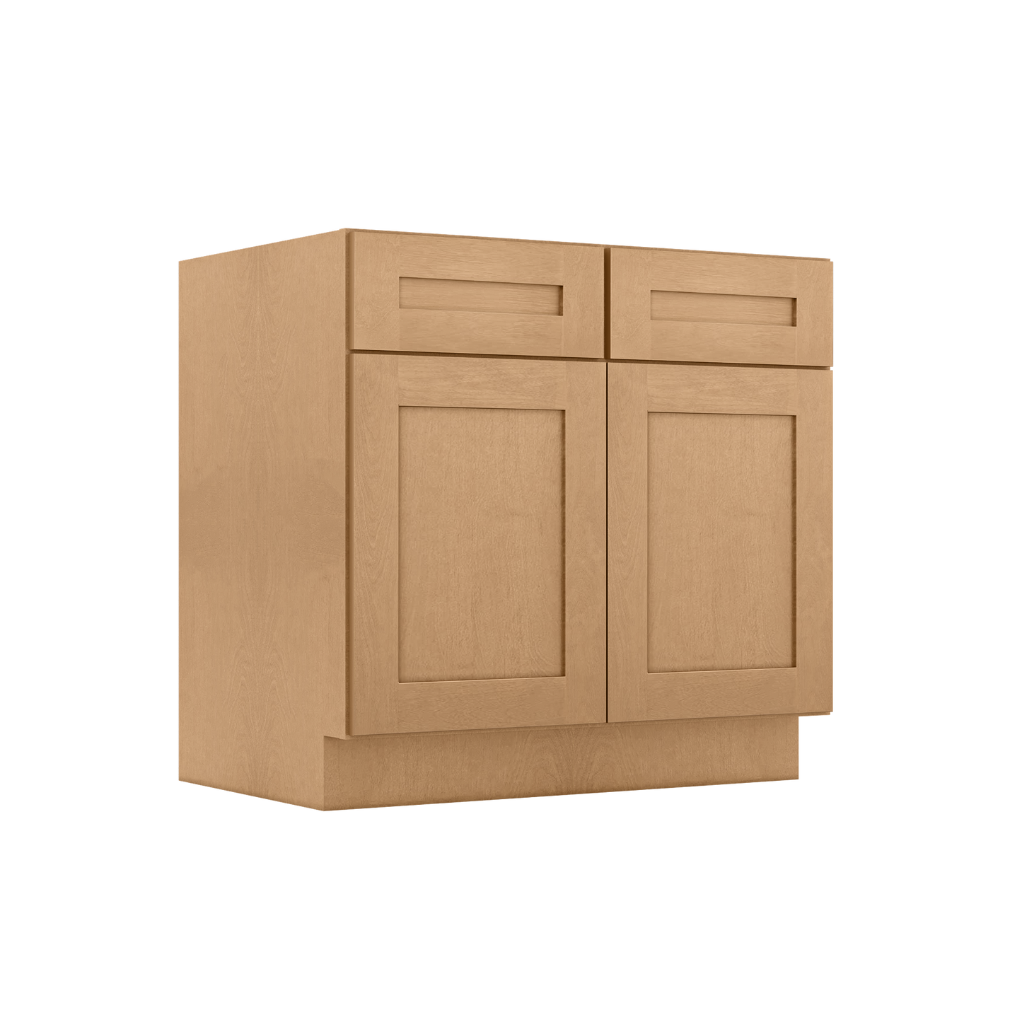 Base Kitchen Cabinet B36 Shaker Toffee LessCare 36 in. width 34.5 in. height 24 in. depth