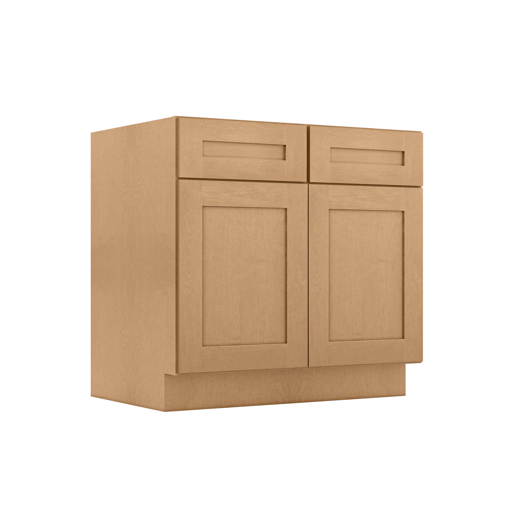 Base Kitchen Cabinet B36 Shaker Toffee LessCare 36 in. width 34.5 in. height 24 in. depth