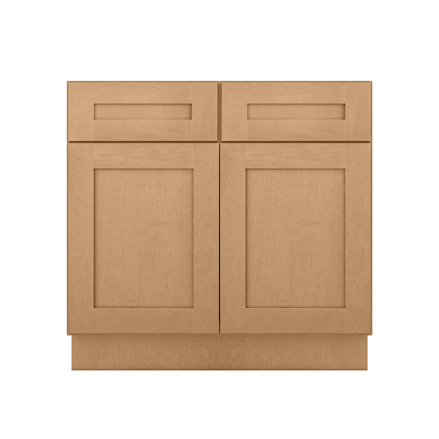 Base Kitchen Cabinet B36 Shaker Toffee LessCare 36 in. width 34.5 in. height 24 in. depth