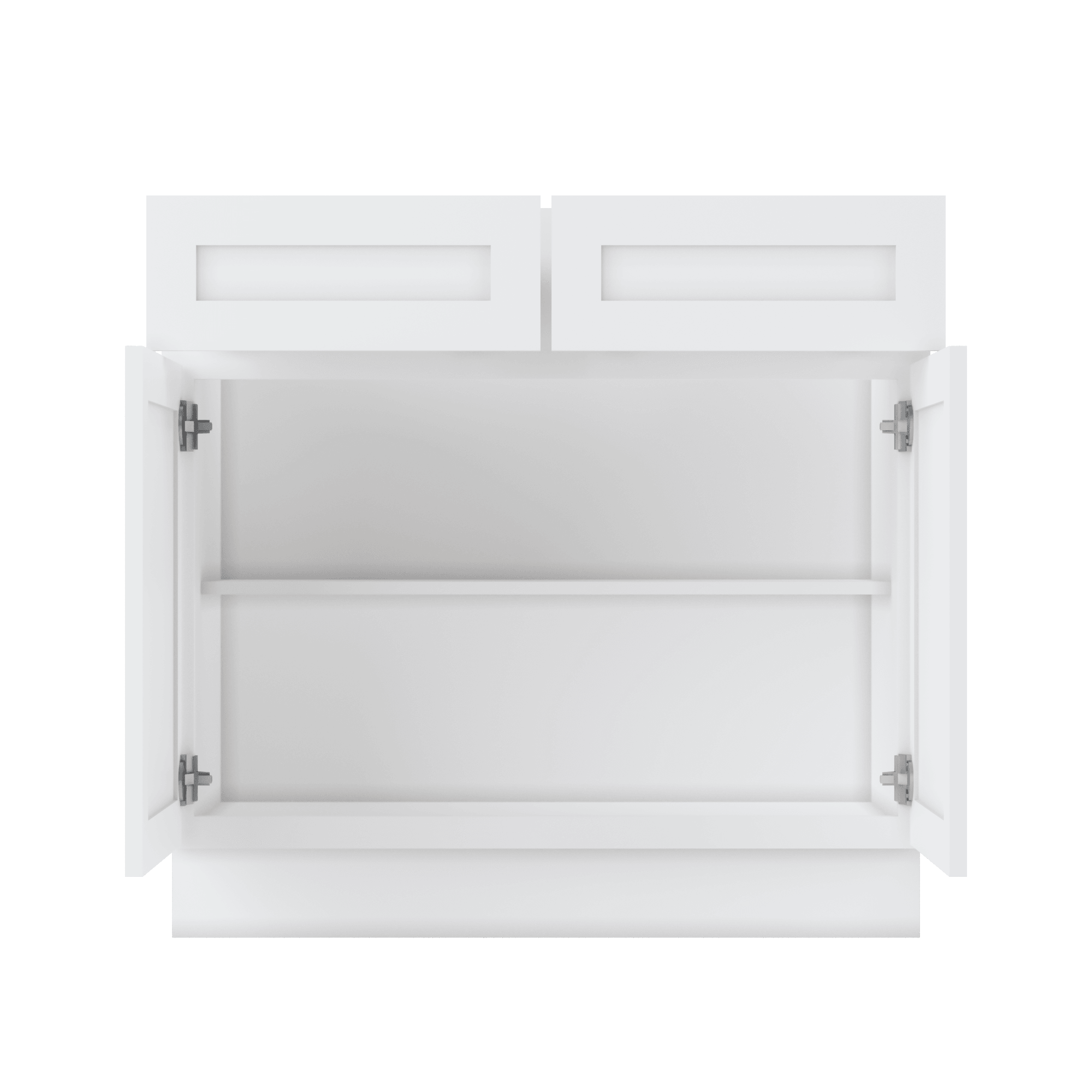 Base Kitchen Cabinet B36 Alpina White LessCare 36 in. width 34.5 in. height 24 in. depth