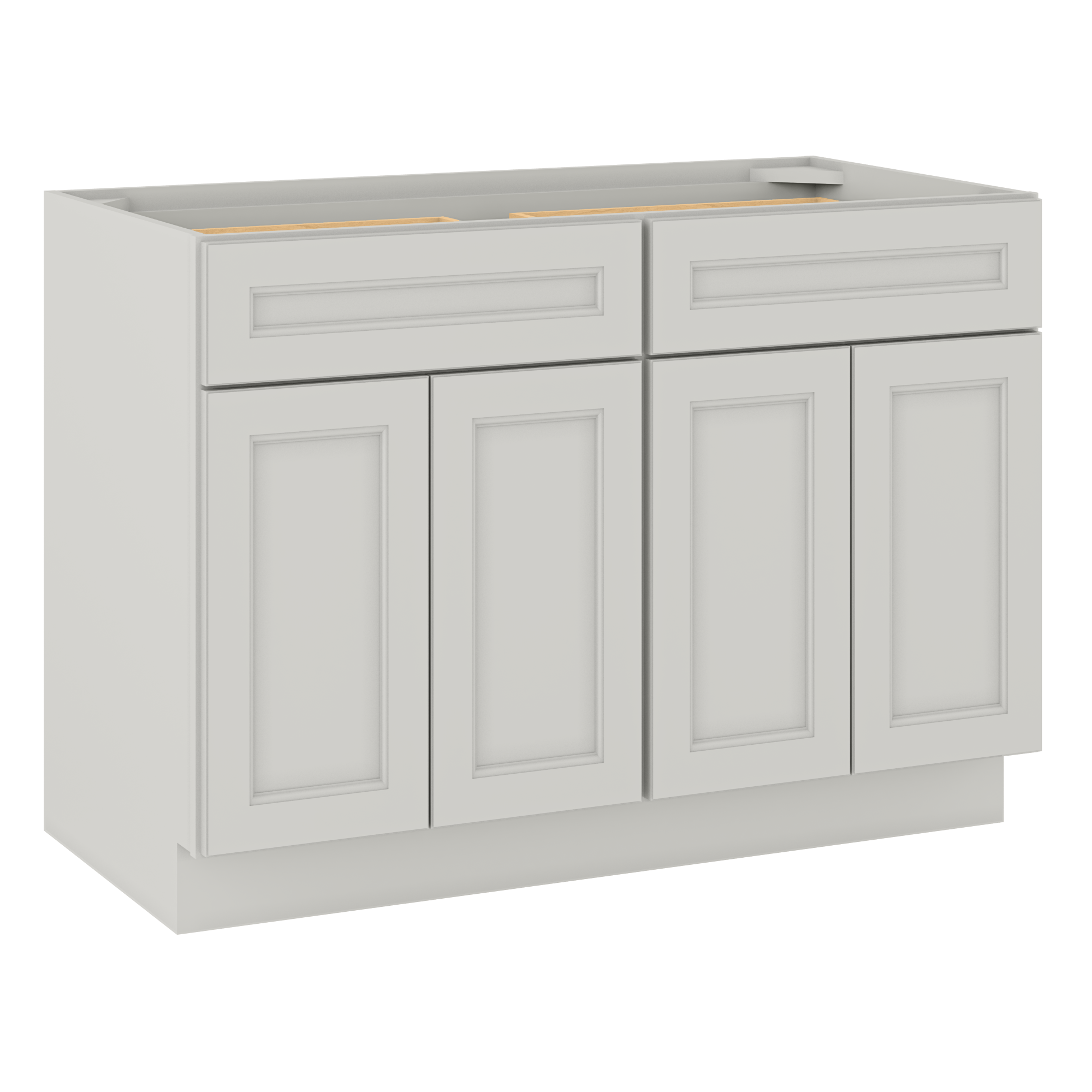 Base Kitchen Cabinet B48 Milan Pearl 48 in. width 34.5 in. height 24 in. depth