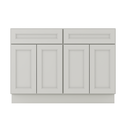 Base Kitchen Cabinet B48 Milan Pearl 48 in. width 34.5 in. height 24 in. depth