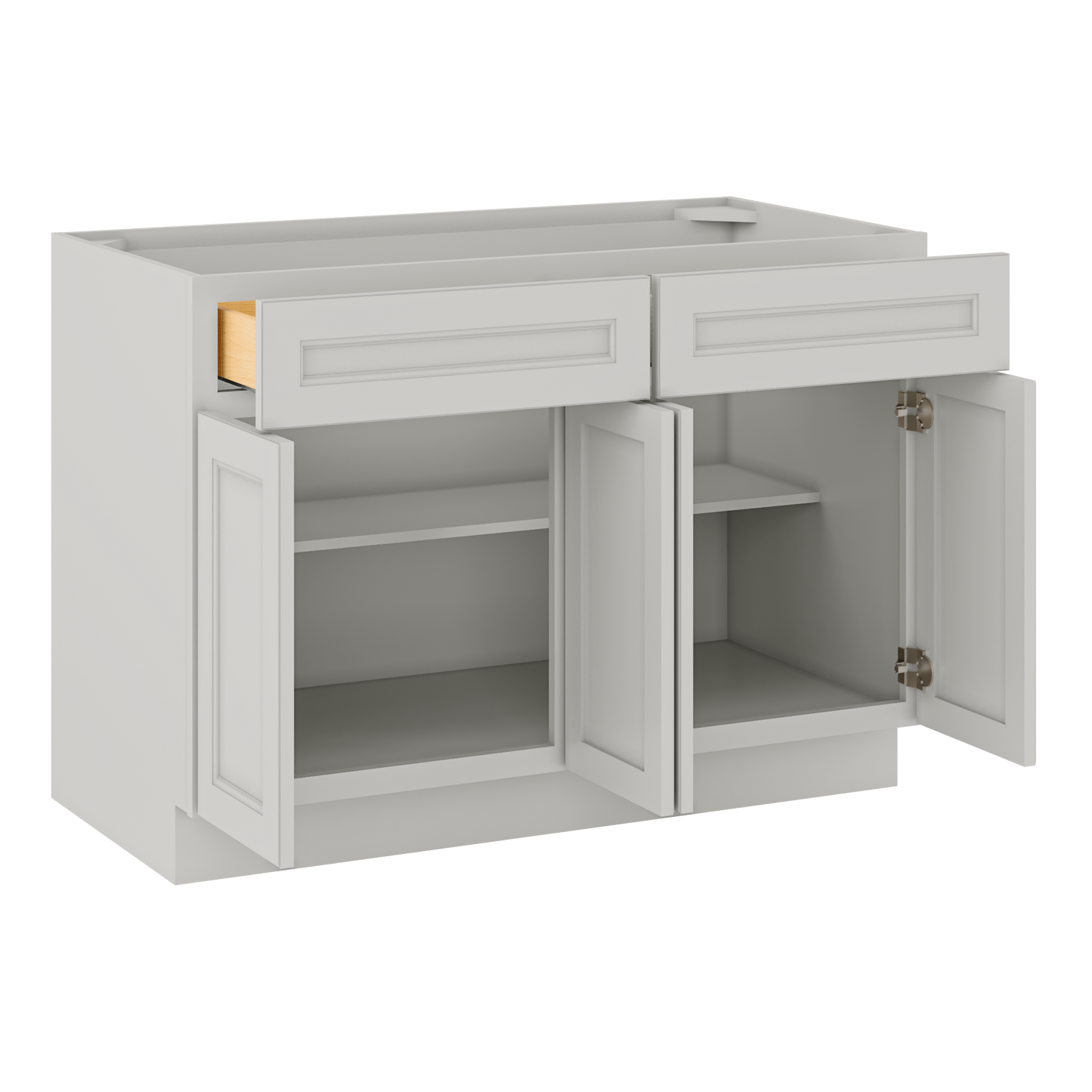 Base Kitchen Cabinet B48 Milan Pearl 48 in. width 34.5 in. height 24 in. depth