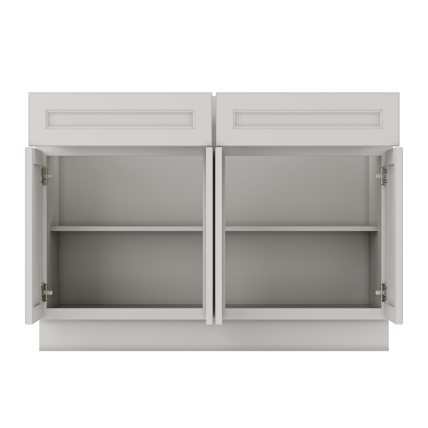 Base Kitchen Cabinet B48 Milan Pearl 48 in. width 34.5 in. height 24 in. depth