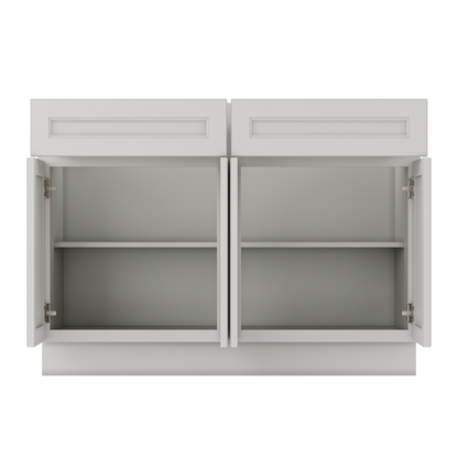 Base Kitchen Cabinet B48 Milan Pearl 48 in. width 34.5 in. height 24 in. depth