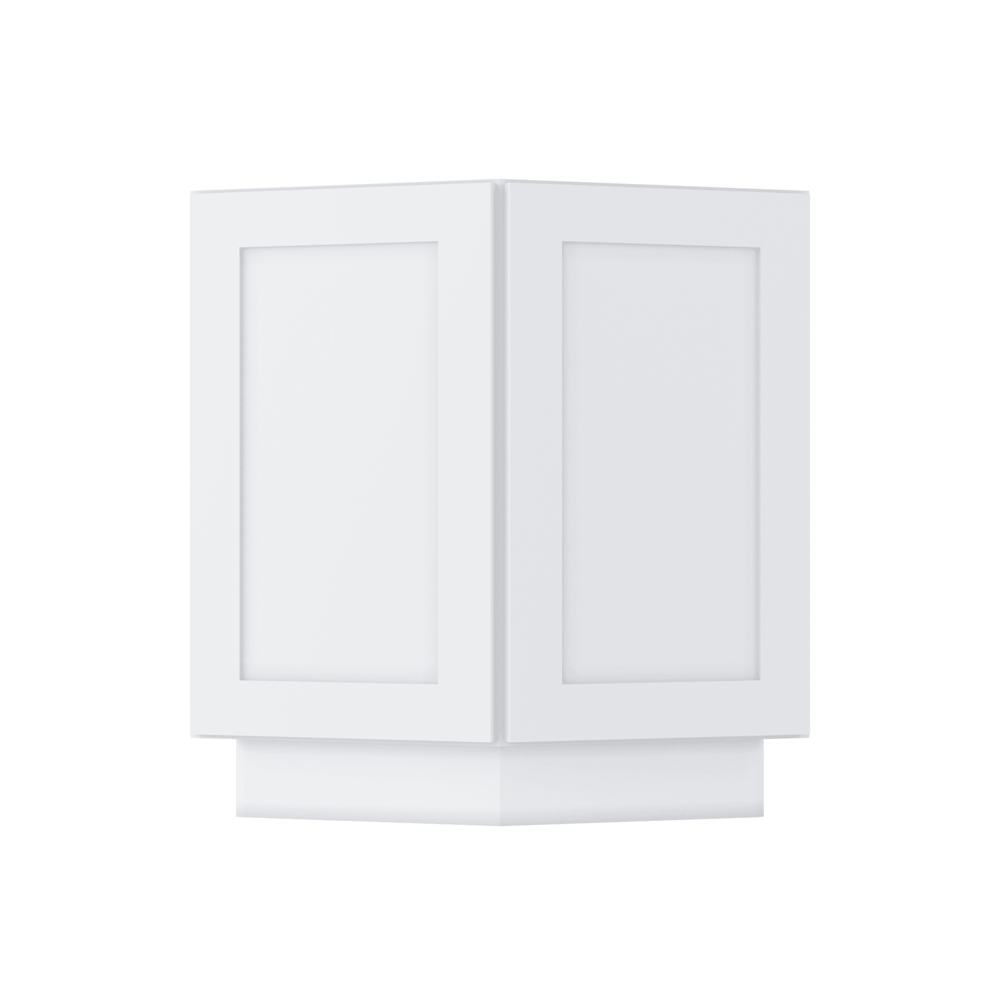 Base End Kitchen Cabinet BECF24 Alpina White LessCare 24 in. width 34.5 in. height 24 in. depth