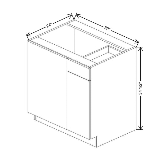 CNC Classic Broadway Coastal 39 To 42" W X 34 1/2" H Blind Base Cabinet