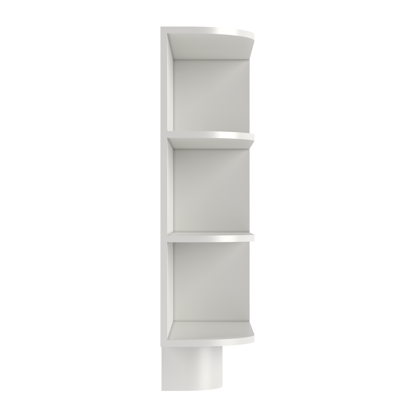 What-Not Shelf Base Kitchen Cabinet BWNT9 Milan Pearl 9 in. width 34.5 in. height 24 in. depth