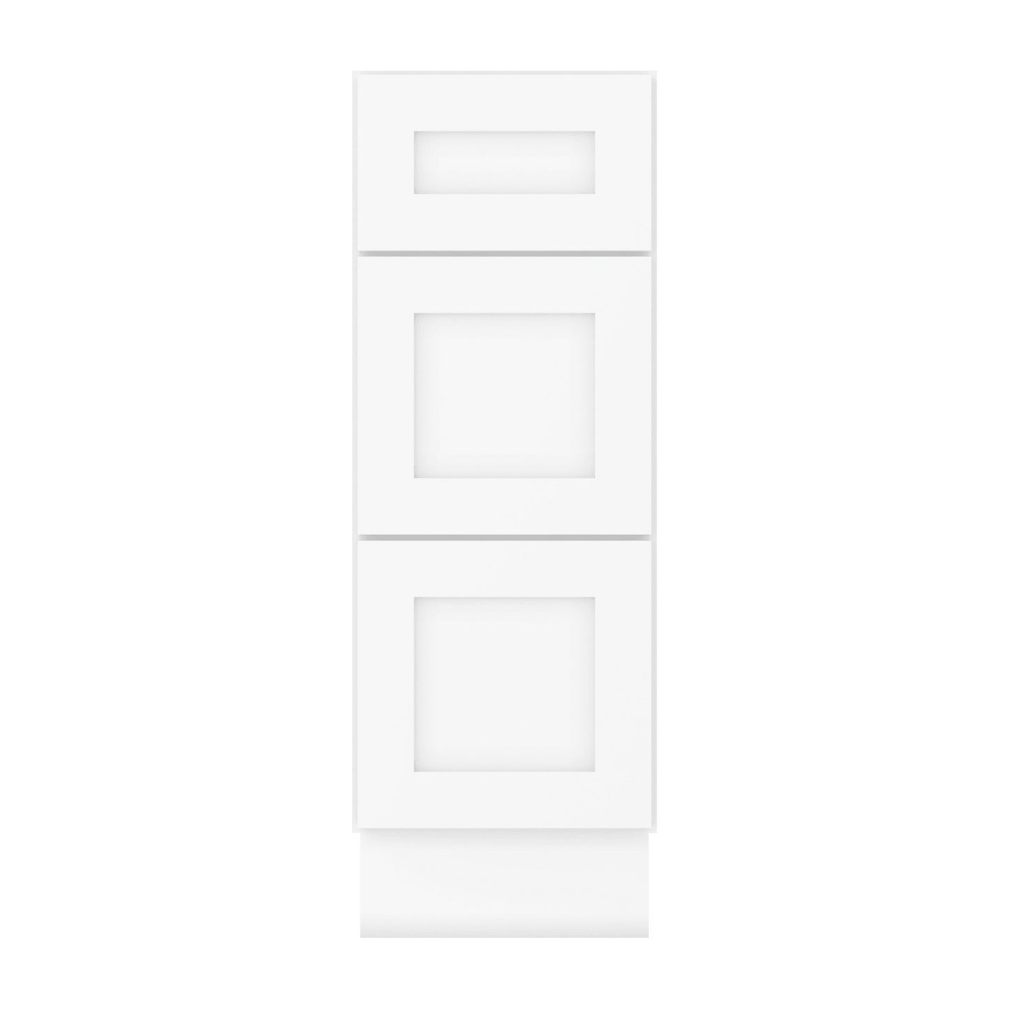 Drawer Base Kitchen Cabinet DB12 Alpina White LessCare 12 in. width 34.5 in. height 24 in. depth