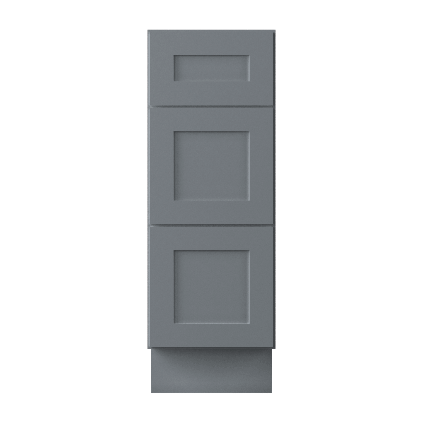 Drawer Base Kitchen Cabinet DB12 Colonial Gray LessCare 12 in. width 34.5 in. height 24 in. depth