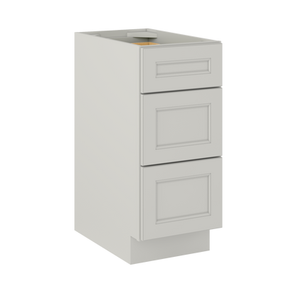 Drawer Base Kitchen Cabinet DB15 Milan Pearl 15 in. width 34.5 in. height 24 in. depth