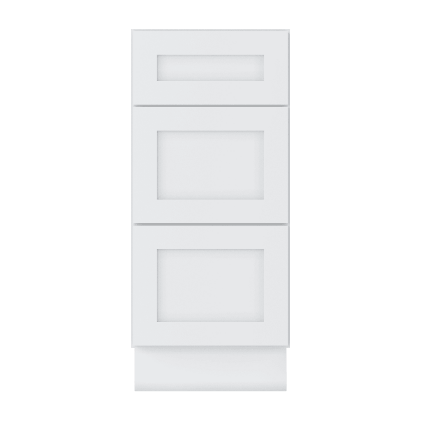 Drawer Base Kitchen Cabinet DB15 Alpina White LessCare 15 in. width 34.5 in. height 24 in. depth