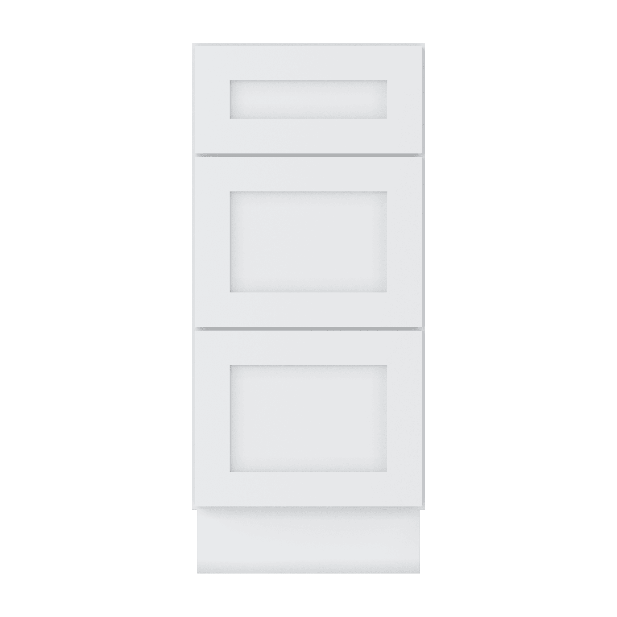 Drawer Base Kitchen Cabinet DB15 Alpina White LessCare 15 in. width 34.5 in. height 24 in. depth