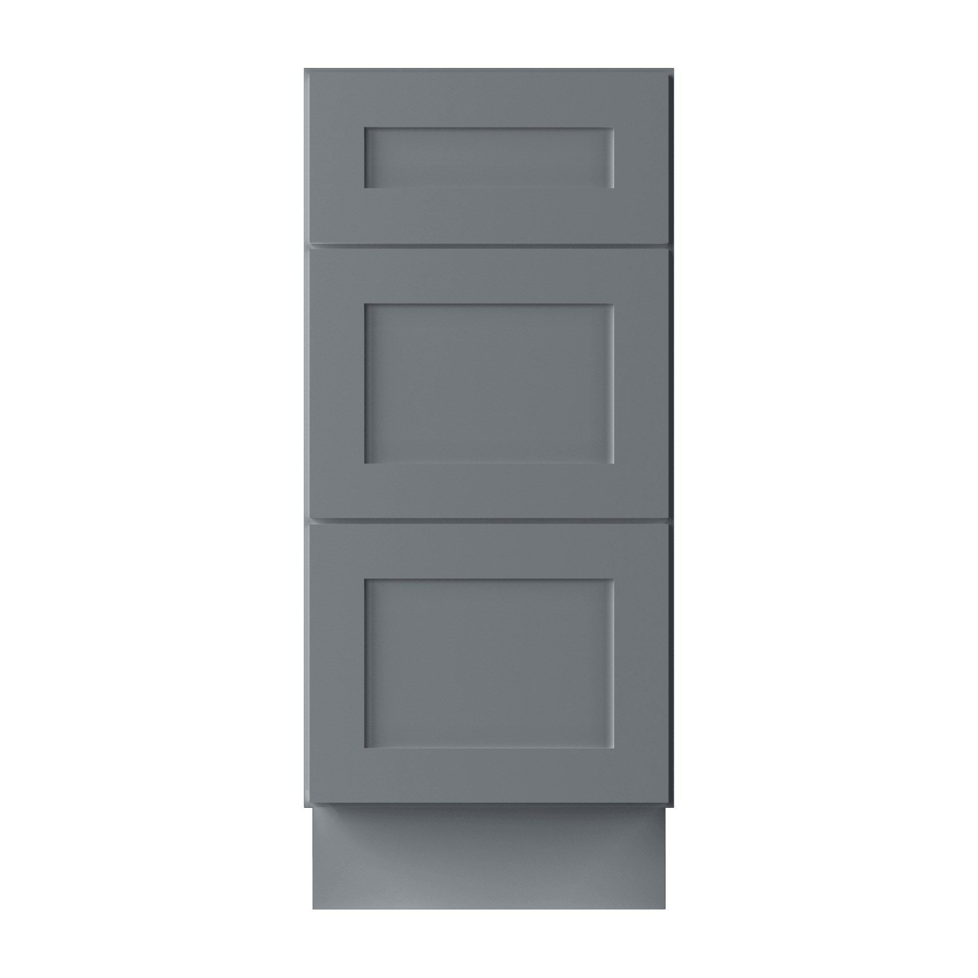 Drawer Base Kitchen Cabinet DB15 Colonial Gray LessCare 15 in. width 34.5 in. height 24 in. depth