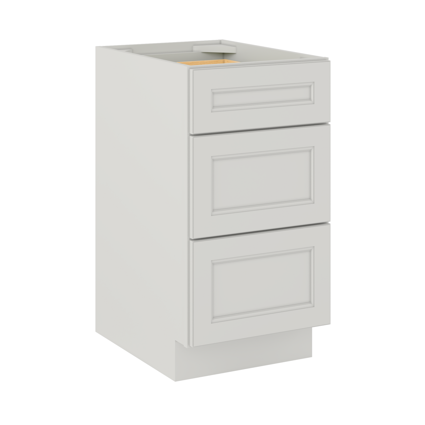 Drawer Base Kitchen Cabinet DB18 Milan Pearl 18 in. width 34.5 in. height 24 in. depth