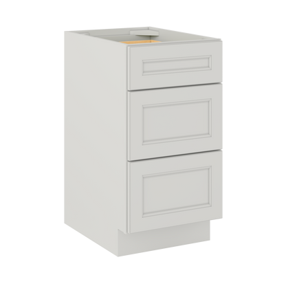 Drawer Base Kitchen Cabinet DB18 Milan Pearl 18 in. width 34.5 in. height 24 in. depth