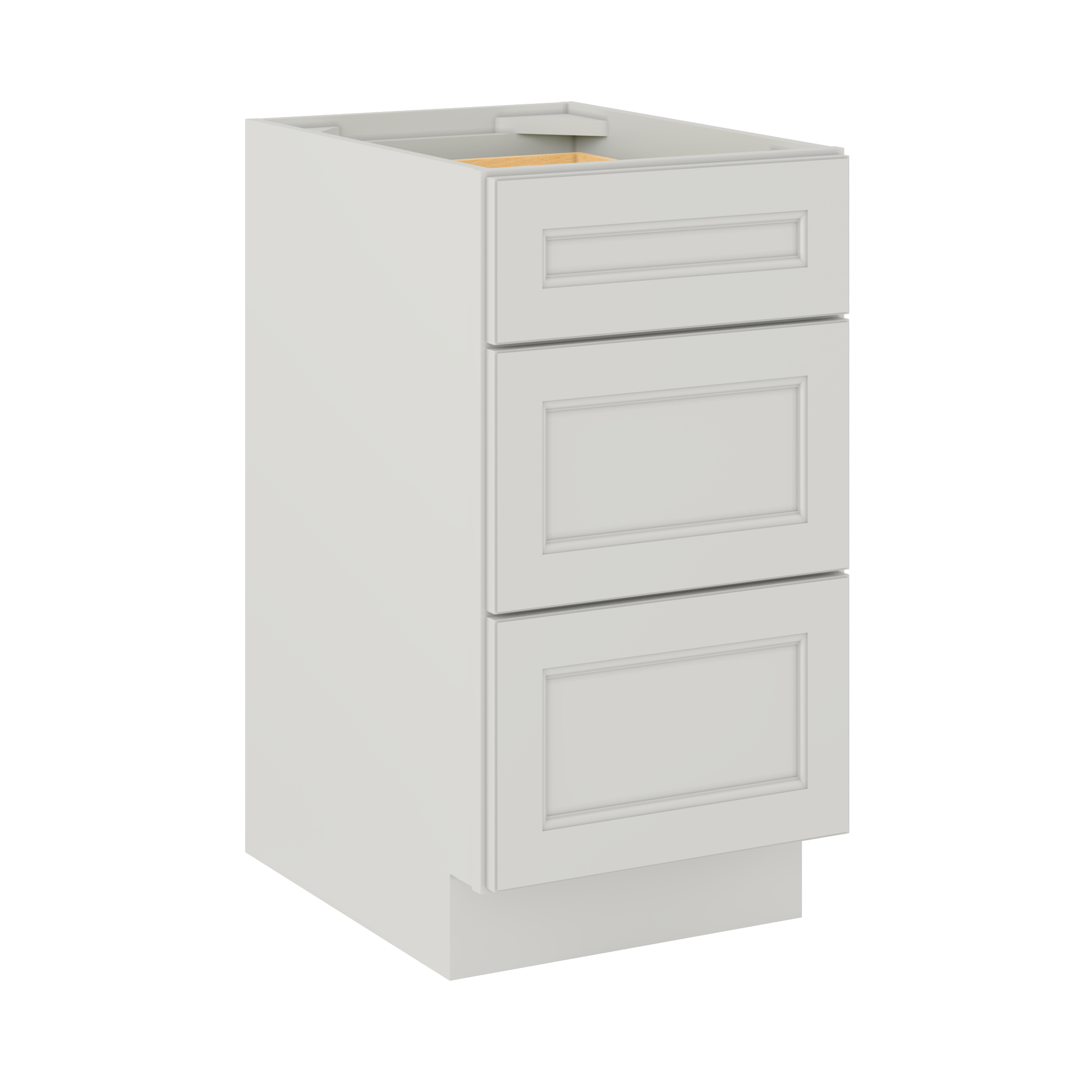 Drawer Base Kitchen Cabinet DB18 Milan Pearl 18 in. width 34.5 in. height 24 in. depth