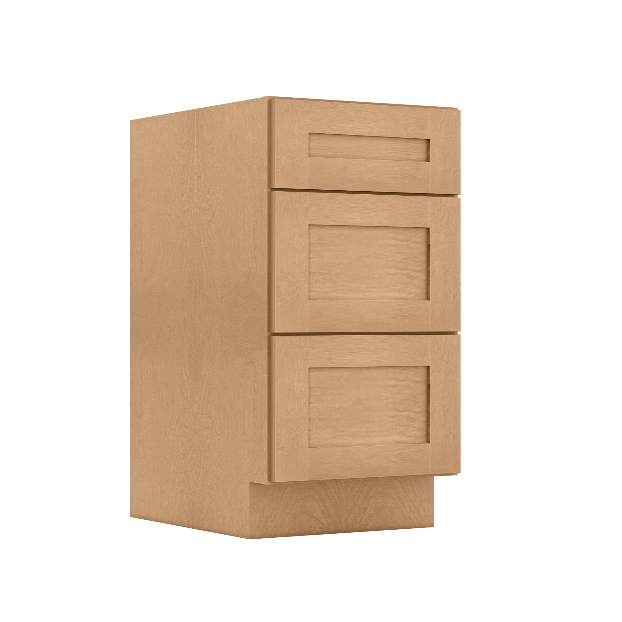 Drawer Base Kitchen Cabinet DB18 Shaker Toffee LessCare 18 in. width 34.5 in. height 24 in. depth