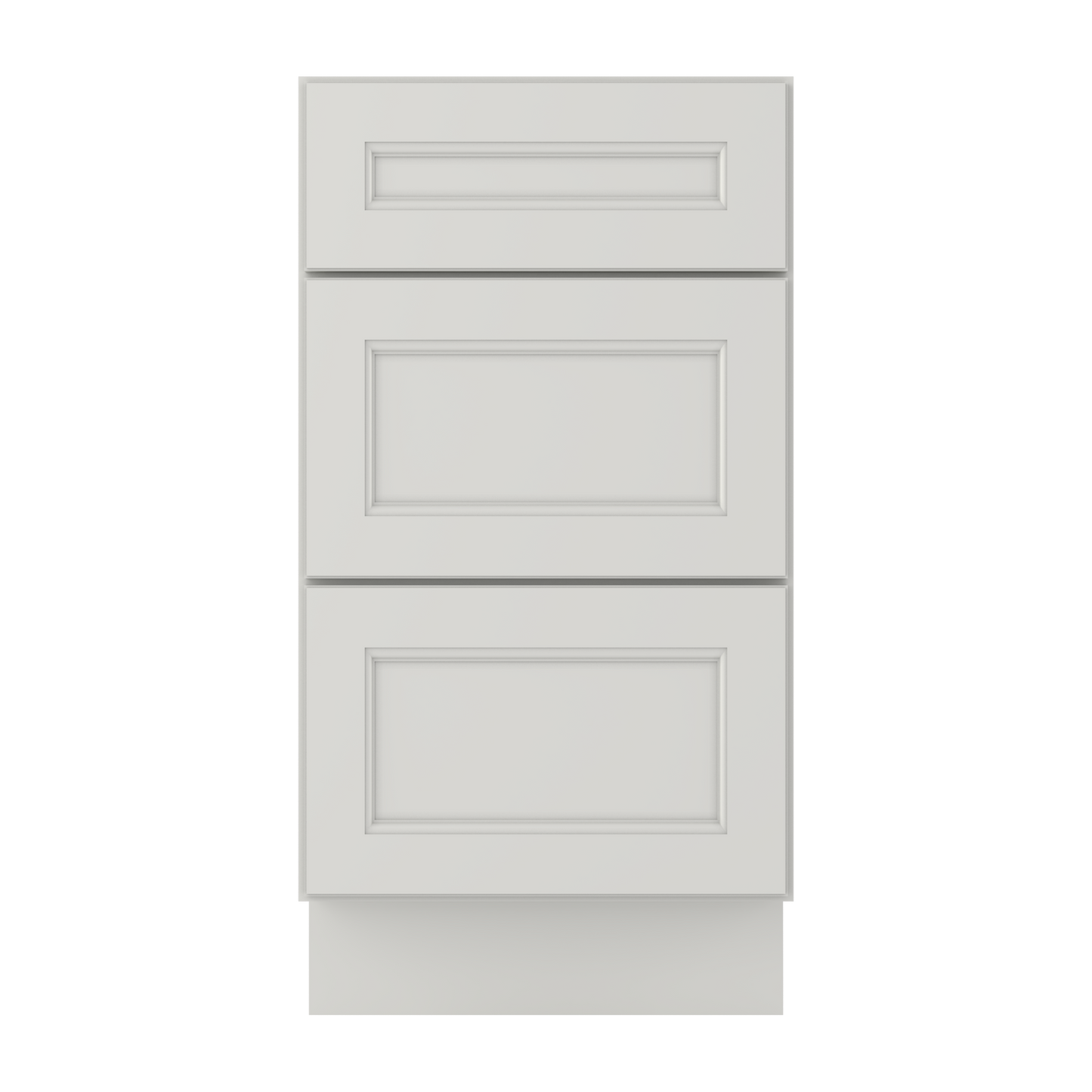 Drawer Base Kitchen Cabinet DB18 Milan Pearl 18 in. width 34.5 in. height 24 in. depth