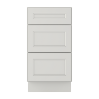 Drawer Base Kitchen Cabinet DB18 Milan Pearl 18 in. width 34.5 in. height 24 in. depth