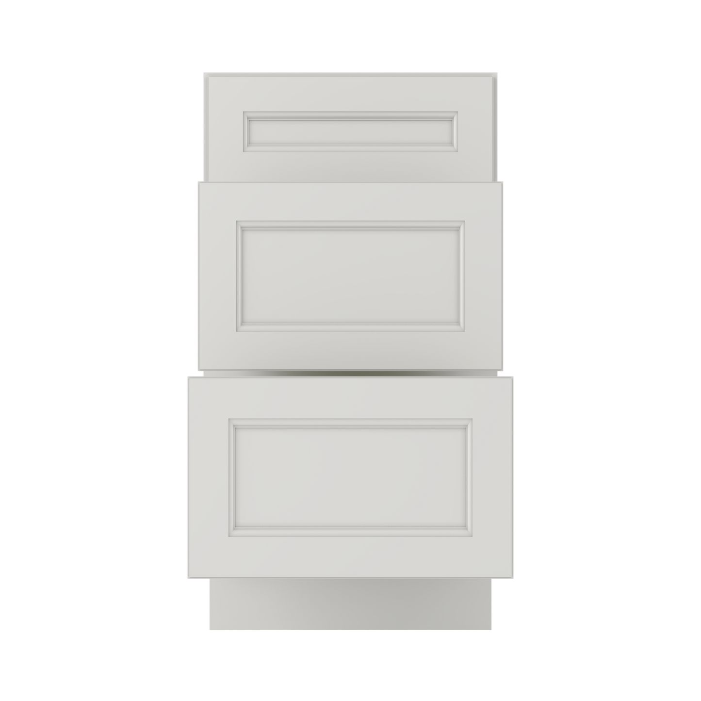 Drawer Base Kitchen Cabinet DB18 Milan Pearl 18 in. width 34.5 in. height 24 in. depth