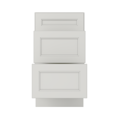 Drawer Base Kitchen Cabinet DB18 Milan Pearl 18 in. width 34.5 in. height 24 in. depth