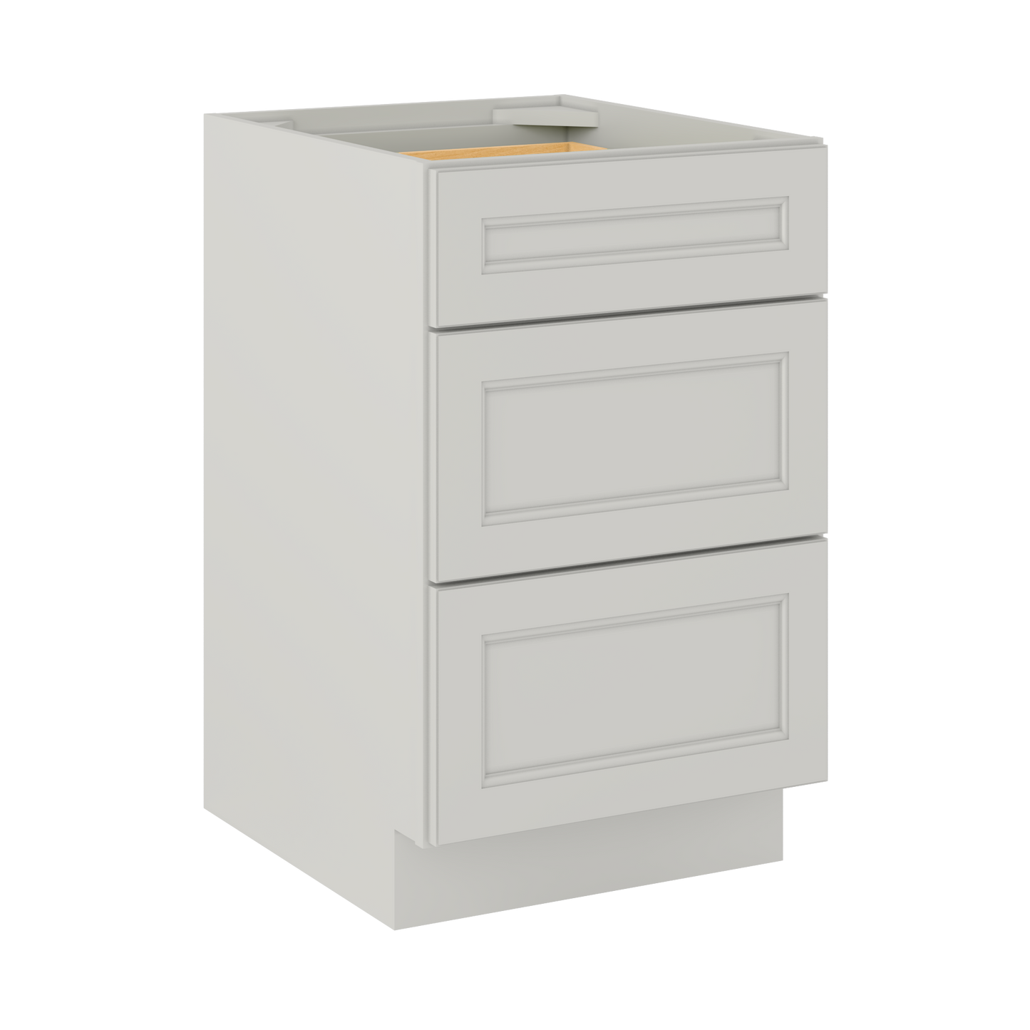 Drawer Base Kitchen Cabinet DB21 Milan Pearl 21 in. width 34.5 in. height 24 in. depth