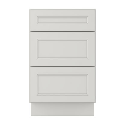 Drawer Base Kitchen Cabinet DB21 Milan Pearl 21 in. width 34.5 in. height 24 in. depth