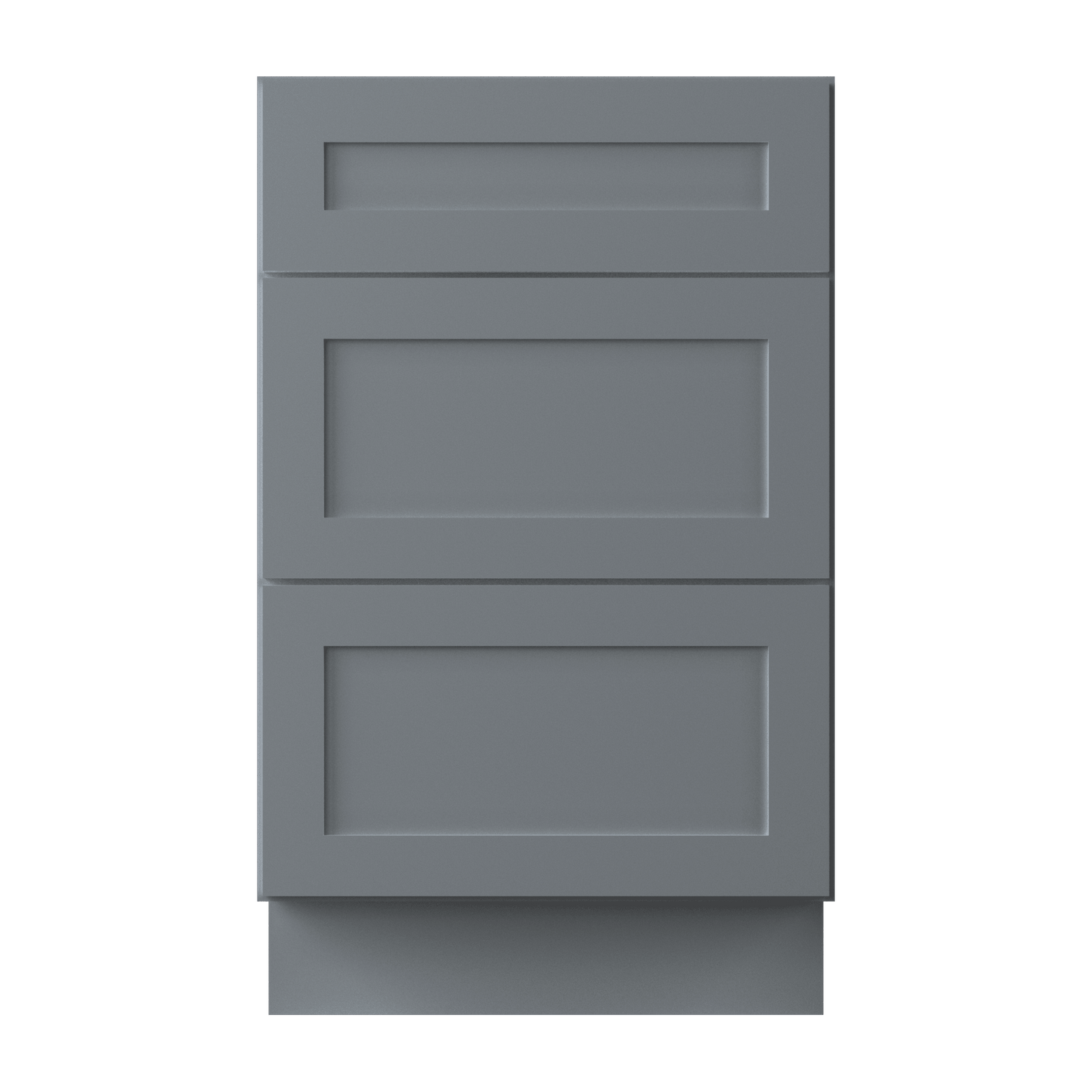 Drawer Base Kitchen Cabinet DB21 Colonial Gray LessCare 21 in. width 34.5 in. height 24 in. depth