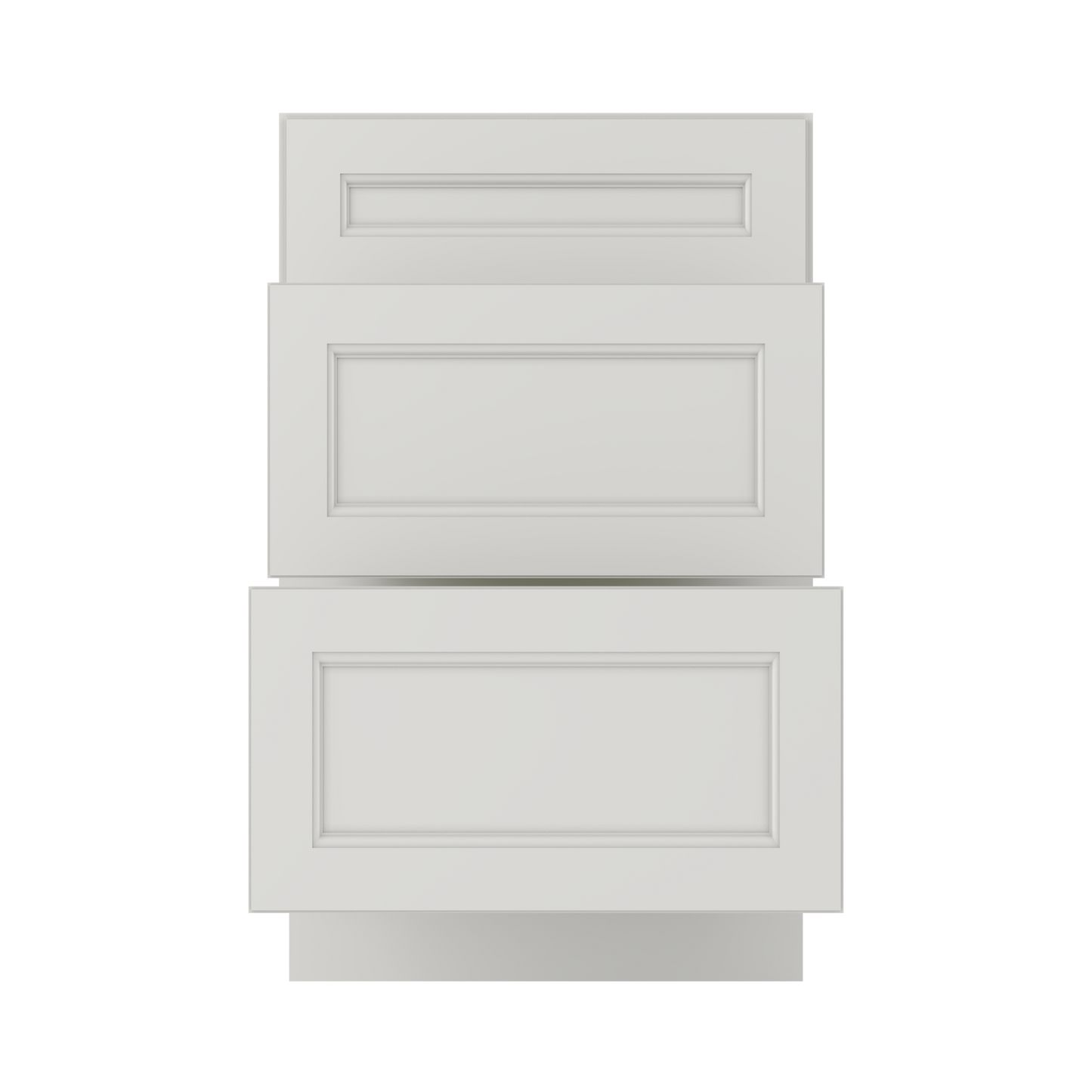 Drawer Base Kitchen Cabinet DB21 Milan Pearl 21 in. width 34.5 in. height 24 in. depth