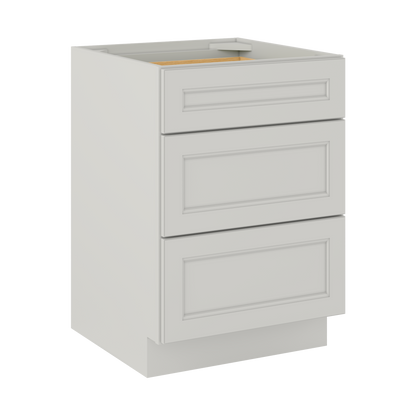 Drawer Base Kitchen Cabinet DB24 Milan Pearl 24 in. width 34.5 in. height 24 in. depth